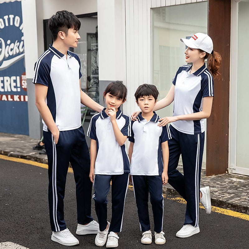 New School Uniform Sports Student Summer Short-Sleeved Trousers Junior High School Class Uniform High School Uniform Sports Suit - Image 5