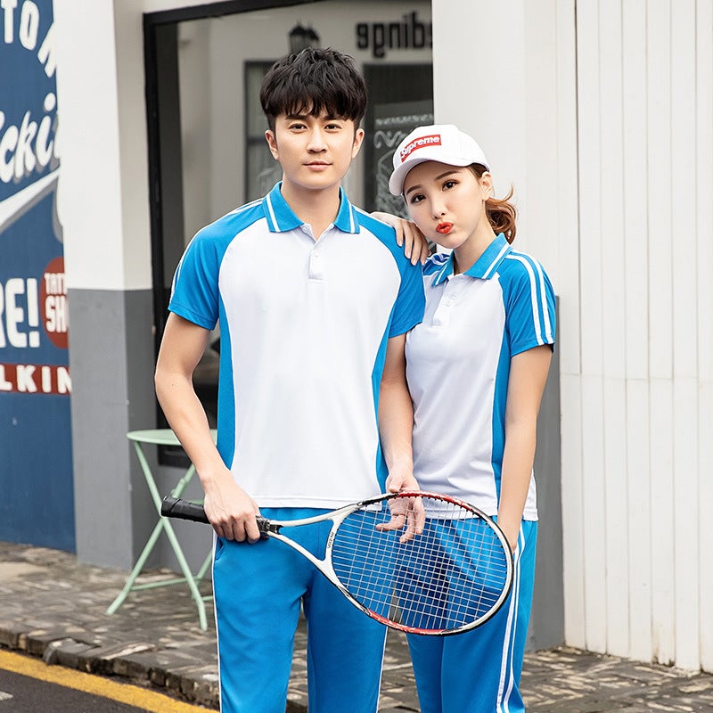 New School Uniform Sports Student Summer Short-Sleeved Trousers Junior High School Class Uniform High School Uniform Sports Suit - Image 3