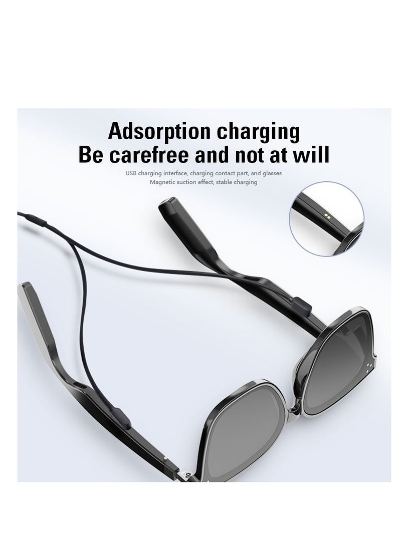 جولف لينك نظارات شمسية YJ008 عالية الجودة تعمل بالبلوتوث وموسيقى لاسلكية ونظارات صوتية وإلغاء الضوضاء ونظارات ذكية مفتوحة مع سماعات أذن. - Image 5