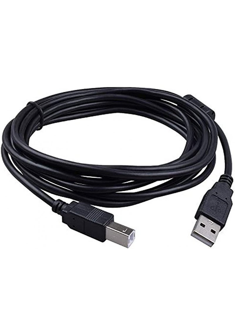 FUJISHKA USB Printer Cable – USB A to B 2.0 High-Speed Cable | Compatible with Printers, DACs, Digital Pianos & More  - Image 1