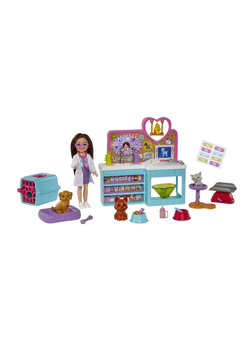 Barbie Club Chelsea Pet Vet Doll Playset  - Image 2