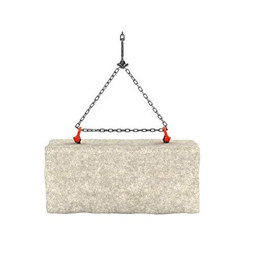 Bon Lewis Pin 58 in Diameter x 4 in Granite Lifting Pins HeavyDuty Stone Handling Tool Set for Masonry and Monument Work Pair - Image 3