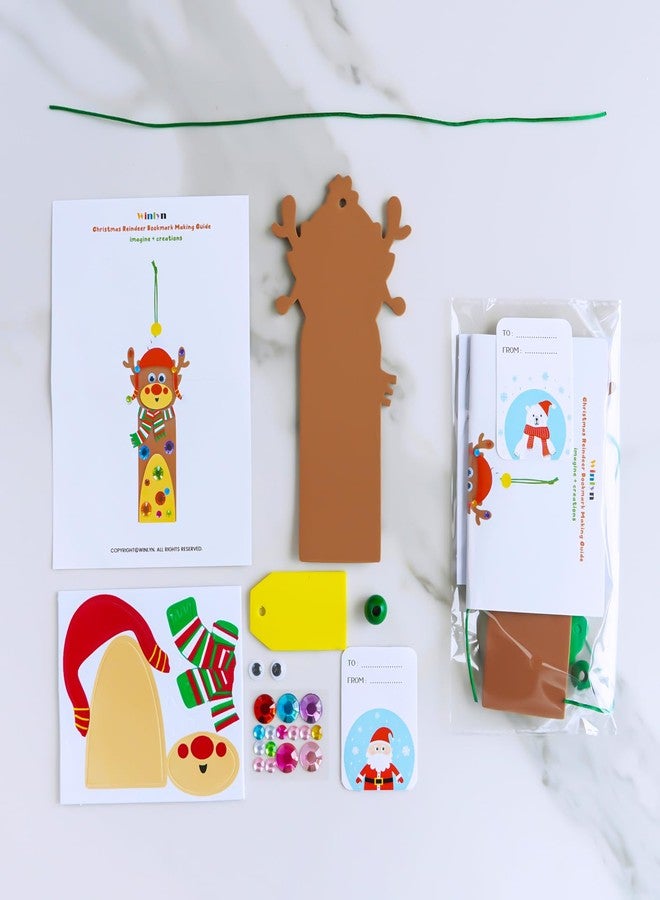 وينلين مجموعة من 24 قطعة من أدوات الحرف اليدوية لعيد الميلاد من Winlyn، حرف شتوية، زينة عطلات يمكنك صنعها بنفسك، أدوات حرفية، ملصقات إسفنجية احتفالية، فنون وحرف يدوية لعيد الميلاد للأطفال، أنشطة منزلية للفصول الدراسية، هدايا الحفلات - Image 2