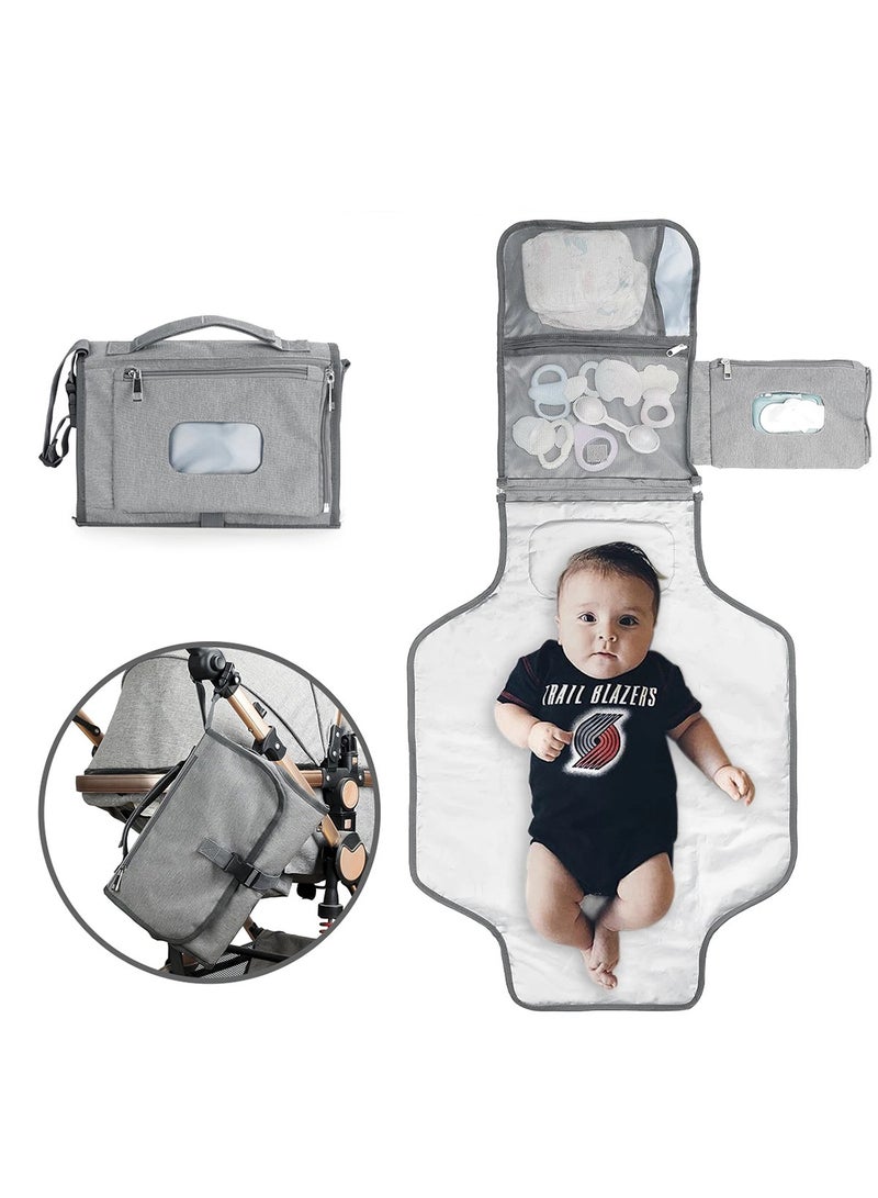 Little Story Diaper Changing Station Kit - Grey - Image 1