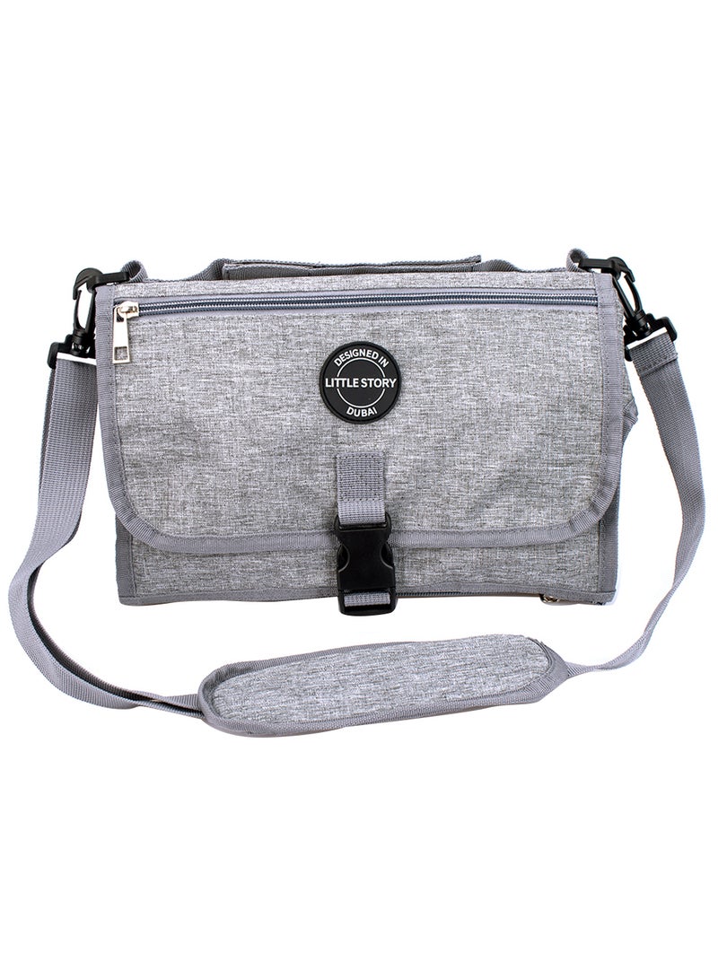 Little Story Diaper Changing Station Kit - Grey - Image 3