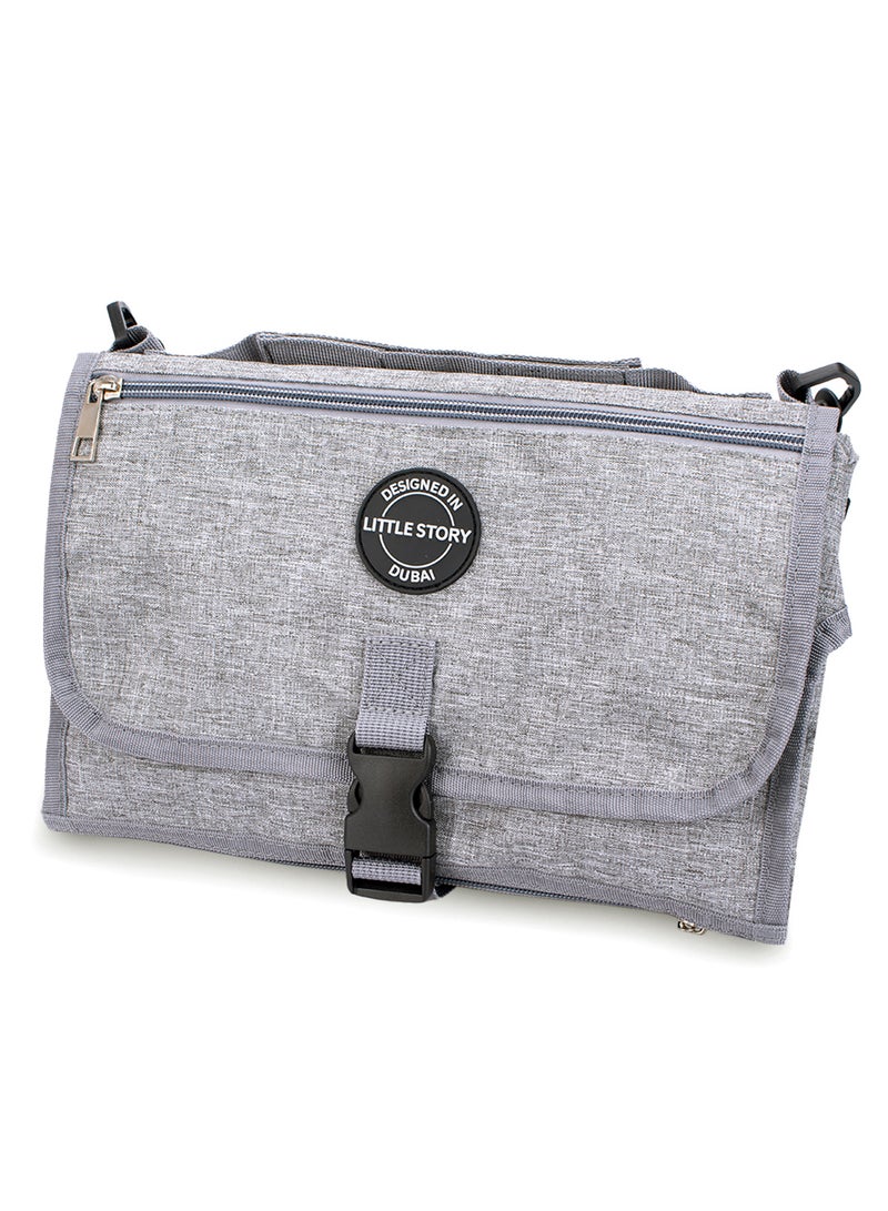Little Story Diaper Changing Station Kit - Grey - Image 4