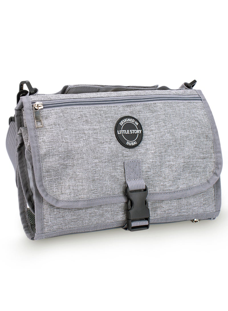 Little Story Diaper Changing Station Kit - Grey - Image 5