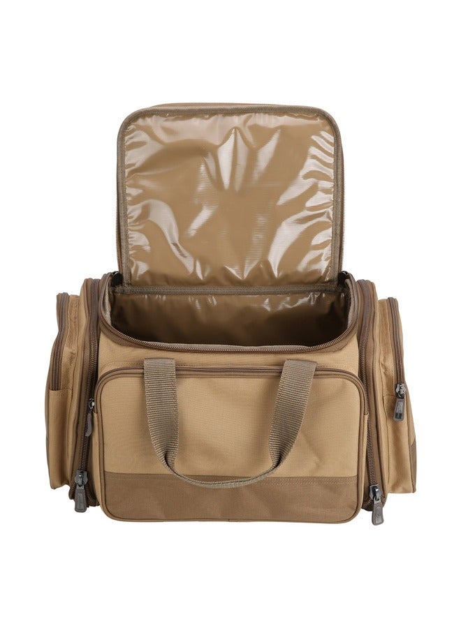 السنيدي شنطة عزبة المستوي للرحلات، شنطة كشتات، كاكي، مقاس 43*30*27سم - Image 4