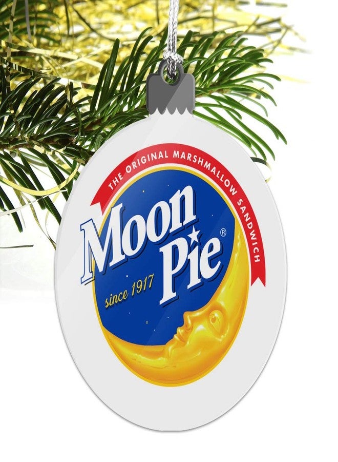 GRAPHICS & MORE MoonPie Logo Acrylic Christmas Tree Holiday Ornament - Image 5