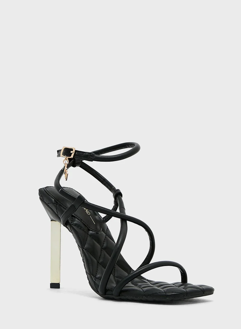 RIVER ISLAND Metal Heel Barely There Sandals