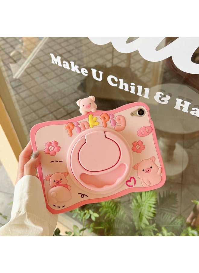 Ipad 10 Protective Case Silicone Mini 1/2/3 Soft Pro 4/5 Air Shell Digital Computer Tablet Protective Cover-Color:360 Spin Pinch Panda-Applicable Model:pro11 2018/2020/2021/2022  - Image 4