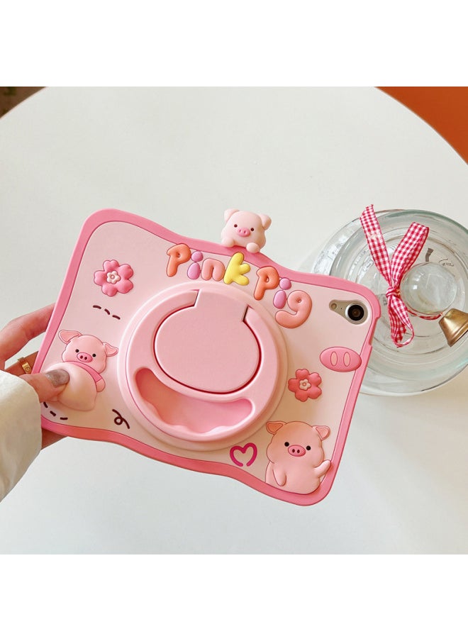 Ipad 10 Protective Case Silicone Mini 1/2/3 Soft Pro 4/5 Air Shell Digital Computer Tablet Protective Cover-Color:360 Spin Pinch Panda-Applicable Model:pro11 2018/2020/2021/2022  - Image 2