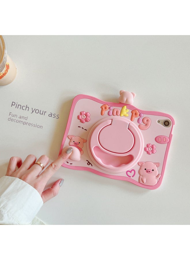 Ipad 10 Protective Case Silicone Mini 1/2/3 Soft Pro 4/5 Air Shell Digital Computer Tablet Protective Cover-Color:360 Spin Pinch Panda-Applicable Model:pro11 2018/2020/2021/2022  - Image 3