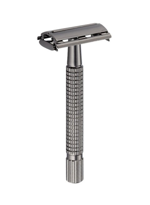 Safety Razor Double Edge Nostalgic Long Handle Butterfly Open Razor