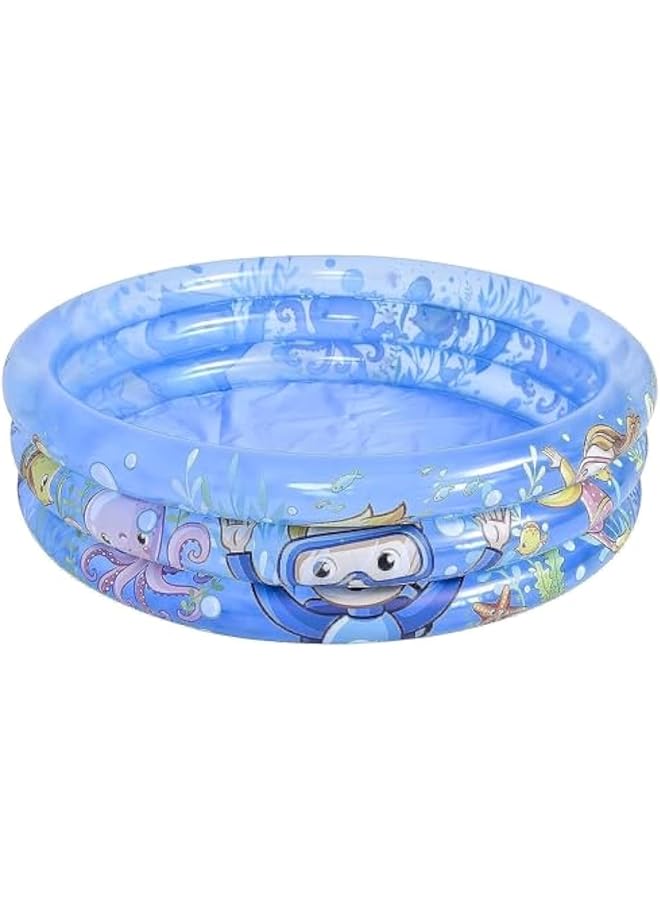 Jilong Baby Sun Club Sea World Inflatable 3 Ring Swimming Pool