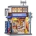 Fsolis Book Nook Kit DIY Japanese Miniature House Kit for Adults Bookshelf Decor Japan 3D Puzzle Tiny House Diorama Gifts for Women Readers Book Lovers Beikacho Convenience Store - Image 2