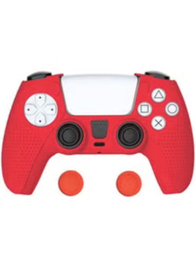 DOBE Silicone Protective Kit For PS5 Controller-Red 