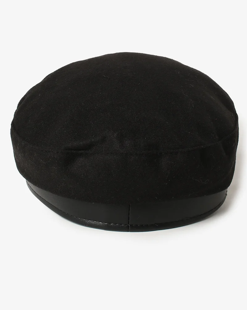 Haute Sauce  Black Vintage Breton Cap for Women | Best Price UAE