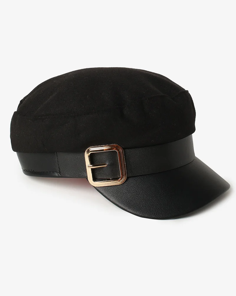 Haute Sauce  Black Vintage Breton Cap for Women | Best Price UAE