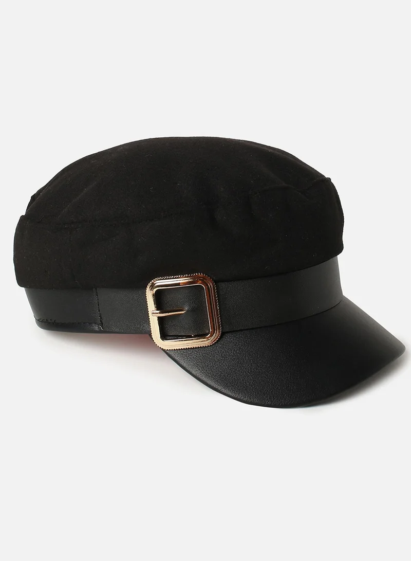 Haute Sauce  Black Vintage Breton Cap for Women | Best Price UAE