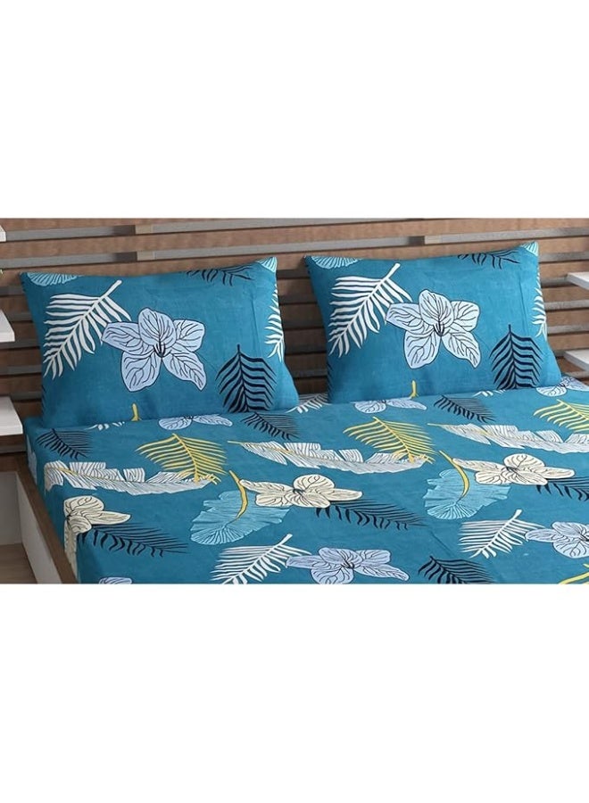 Urban Magic Urban Magic 160 TC Microfiber Double Printed Flat Bedsheet  - Image 2