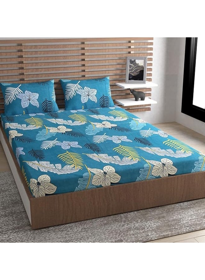 Urban Magic Urban Magic 160 TC Microfiber Double Printed Flat Bedsheet  - Image 1