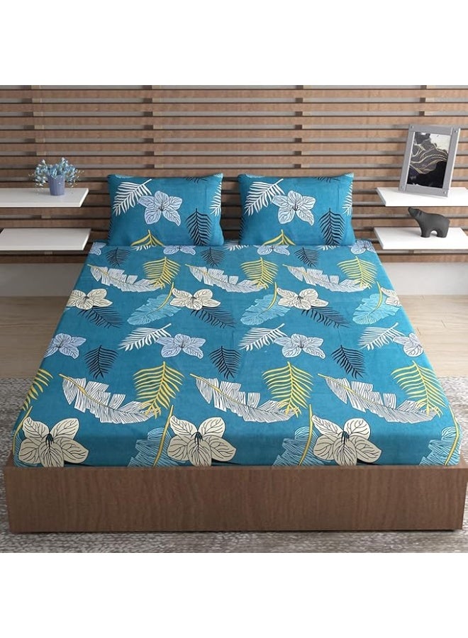 Urban Magic Urban Magic 160 TC Microfiber Double Printed Flat Bedsheet  - Image 3