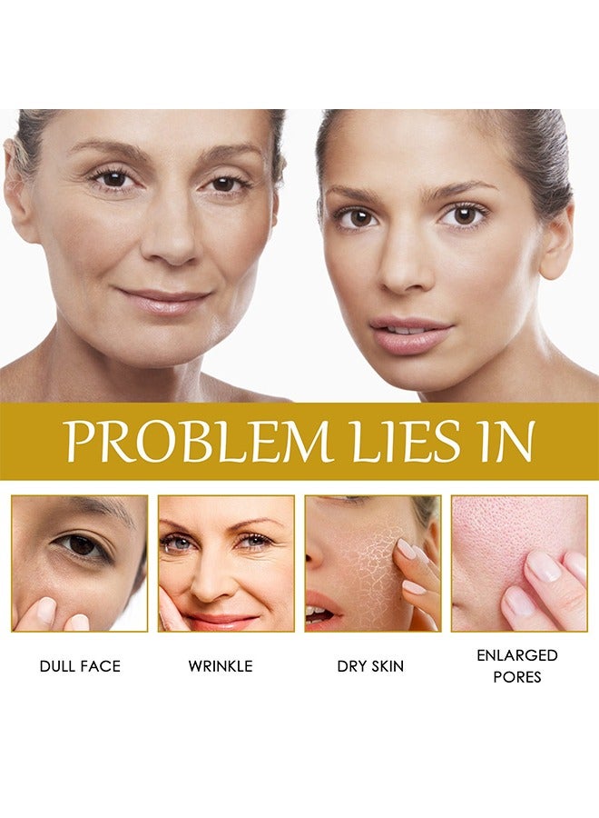 جايسوينغ مصل سم النحل المضاد للنحل ، مصل مضاد للتجاعيد مضاد للشيخوخة مع ببتيد متعدد ، حمض الهيالورونيك ، إصلاح مصل ثلاثي المفعول ، ترطيب بشرة الوجه وشدتها - Image 3