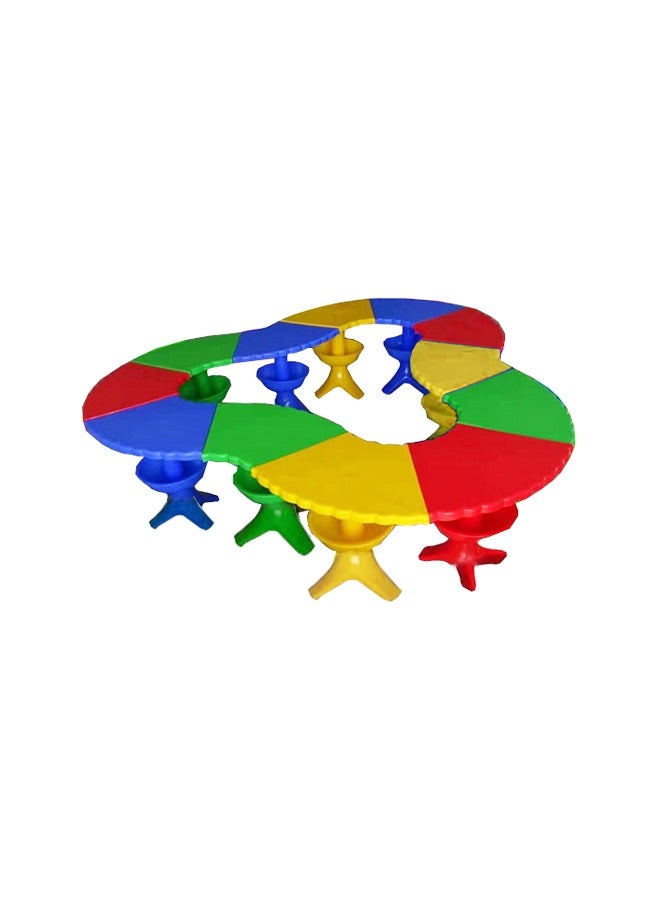 JSAITOYS Kids Combination Table Child Daycare Furniture Splicing Desk - Image 1