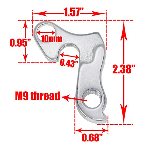 AUTUT 2 Pcs Universal Derailleur Hanger for Cyclocross, Mountain, Road Racing Bike - Image 2