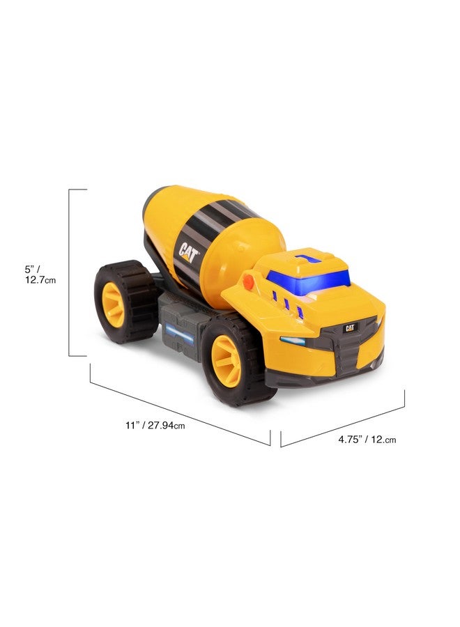 CAT Construction Toys, Future Force Cement Mixer Toy, with Lights and Sounds, Ages 3+ Yellow - Electro-Power Sounds, Next-Gen Glow Effects, Articulated Features - Indoor/Outdoor Play! - Image 3