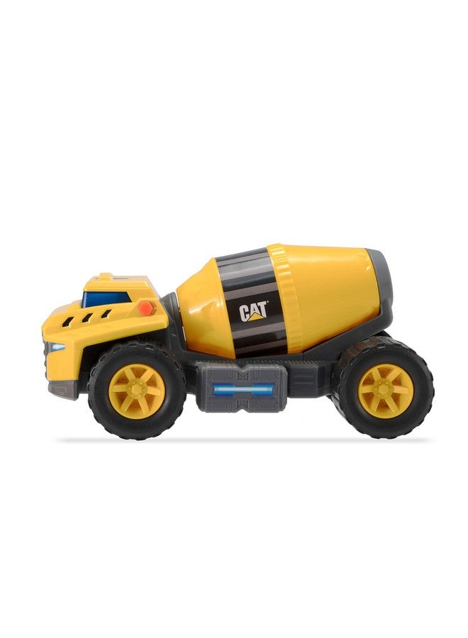 CAT Construction Toys, Future Force Cement Mixer Toy, with Lights and Sounds, Ages 3+ Yellow - Electro-Power Sounds, Next-Gen Glow Effects, Articulated Features - Indoor/Outdoor Play! - Image 1
