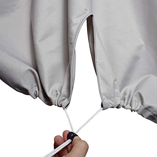 iCOVER Boat Center Console Cover 600D Waterproof Marine Grade for Carolina Skiff, Boston Whaler, Mako, Excel Bay Pro,Wellcraft and Other Brands, 45" H X 40" L X 46" W - Image 4