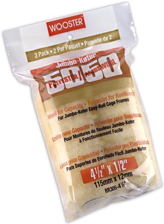 ووستر فرشاة ووستر RR305، 4.5 بوصة، أسطوانة جامبو-كوتير 50/50، 1/2 بوصة، عبوة من 2 قطعة، عبوة من 12 قطعة - Image 3