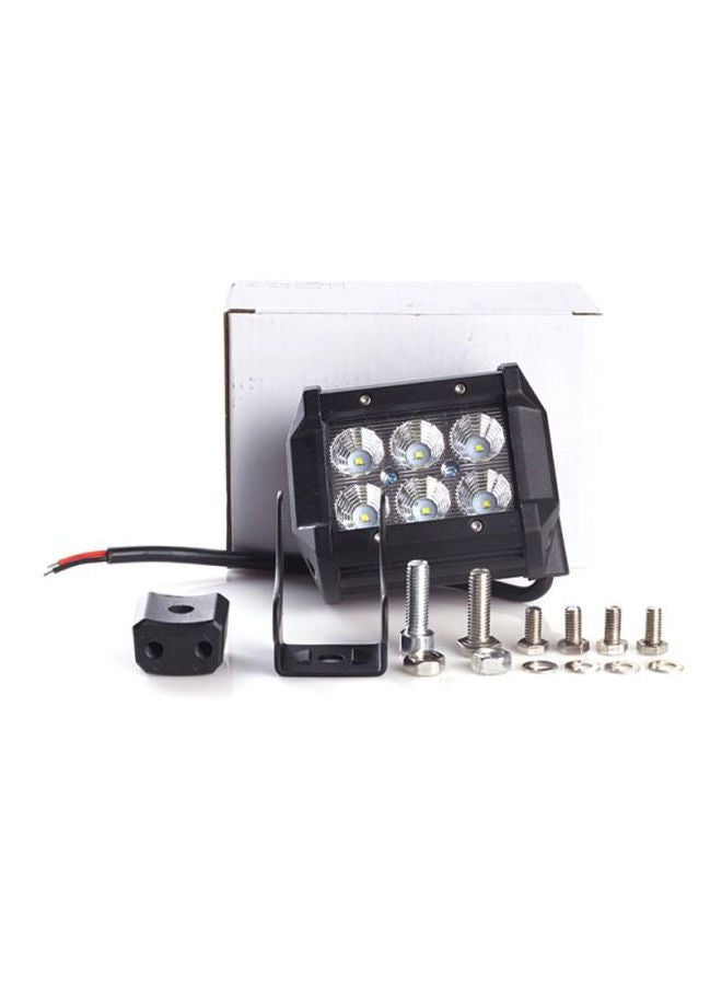 Loquat 2-Piece Led Light Bar 18W 4-Inch Flood Driving Fog - Image 2