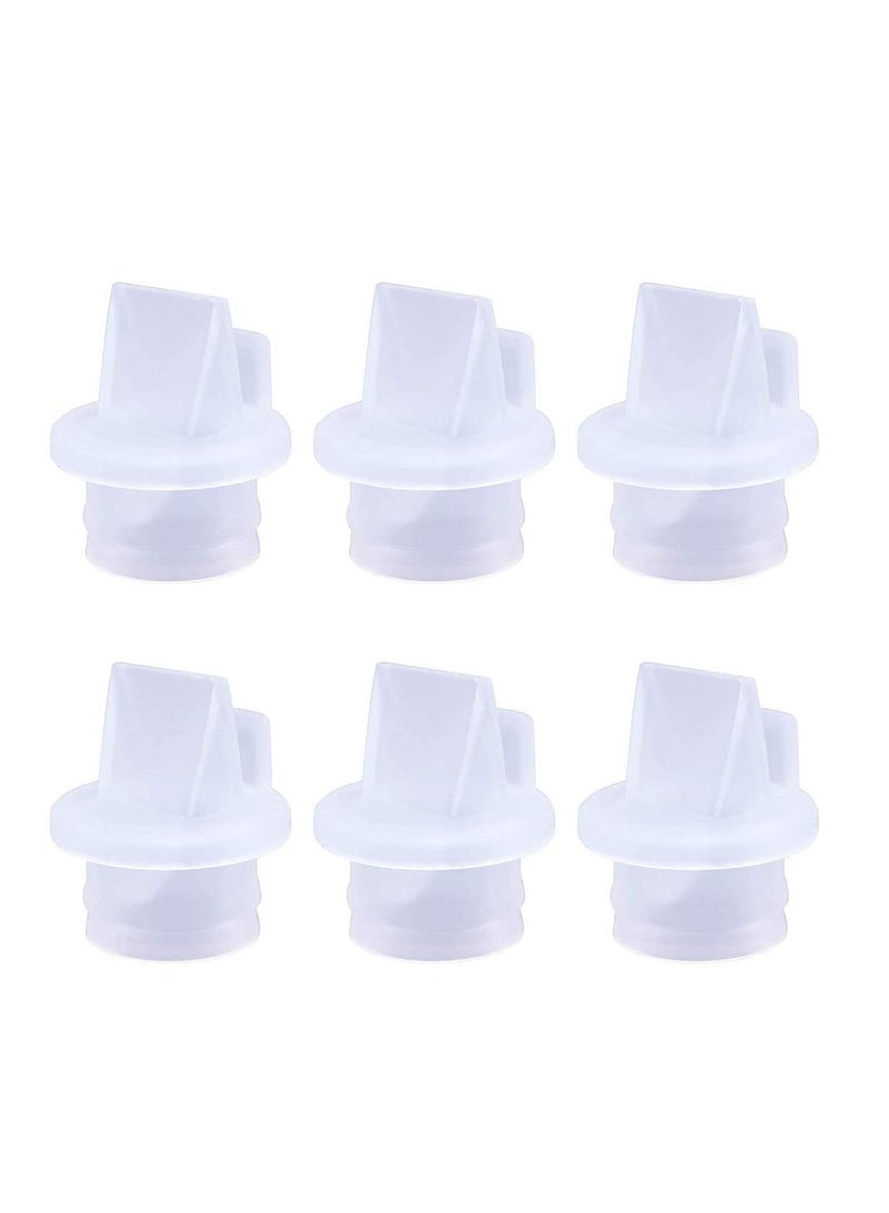 Breast Pump Accessories, Duckbill Valves for Most Pumps, Replacement Silicone Valves, BPA/DEHP Free (6 Pack) - Image 1