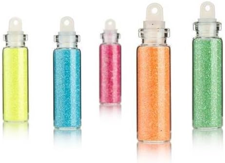 NPW Nail Art Glitter Electric Neon Nails Pack of 5