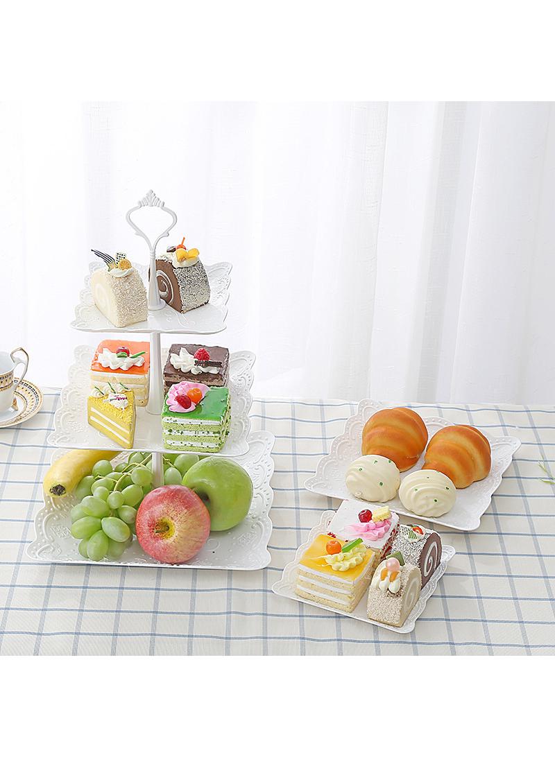 Y&D Three Layer European Style Multi Layer Removable Fruit Dessert Plate - Image 3