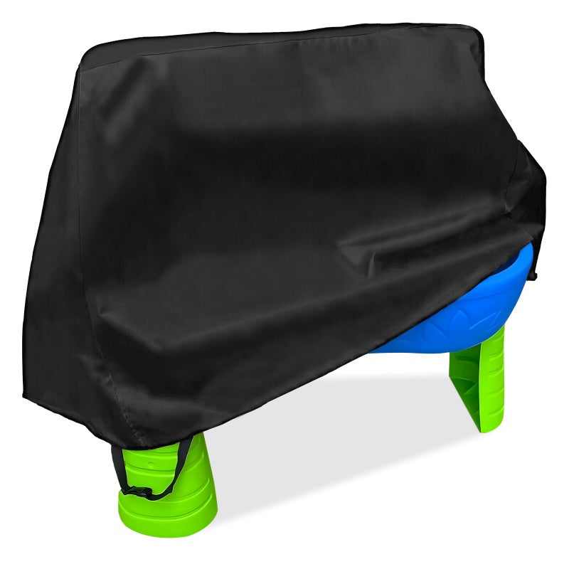 STARTWO Kids Water Table Cover Fit Rain Showers Splash Pond Water Table, Waterproof Outdoor Toys Cover - Black (Cover Only) - Image 1