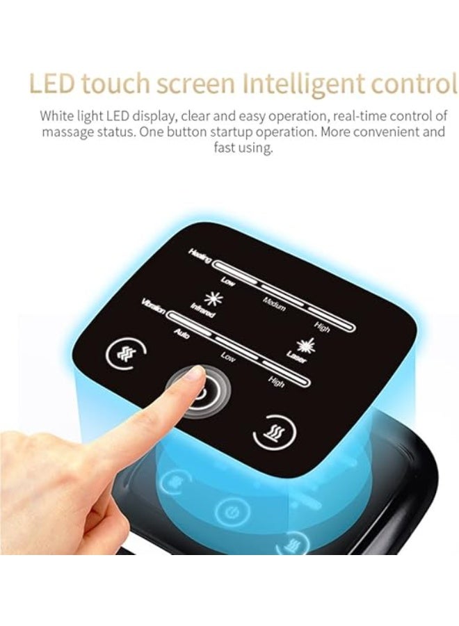 Knee Massager with Heat - Cordless Electric Vibration Device - Infrared Heated Pain Relief - Powerful for Daily Use and Recovery - Image 2