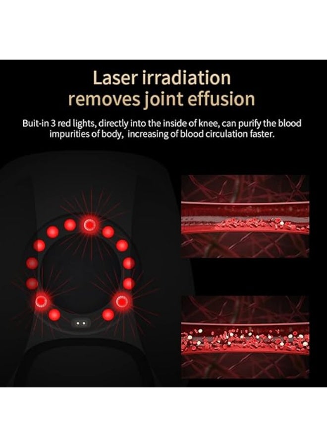 Knee Massager with Heat - Cordless Electric Vibration Device - Infrared Heated Pain Relief - Powerful for Daily Use and Recovery - Image 4