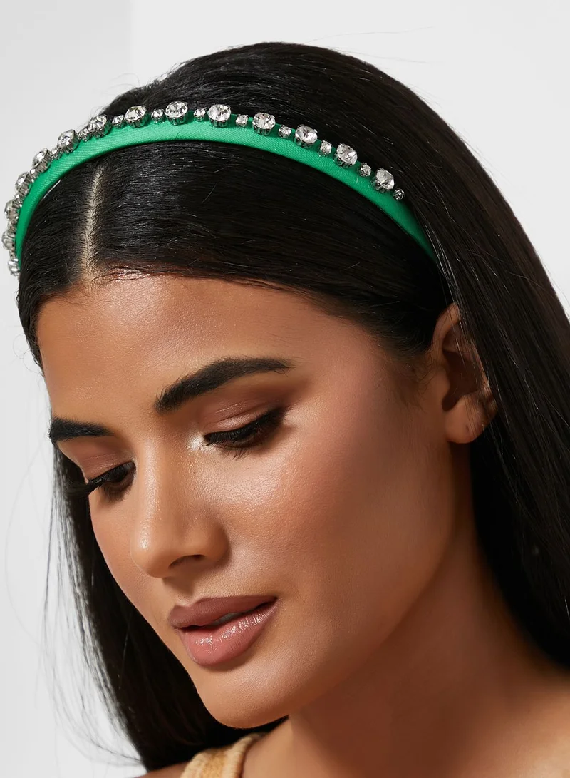 ايلا ليمتد اديشن مجموعة أطواق شعر مزينة باحجار ( عدد 2)