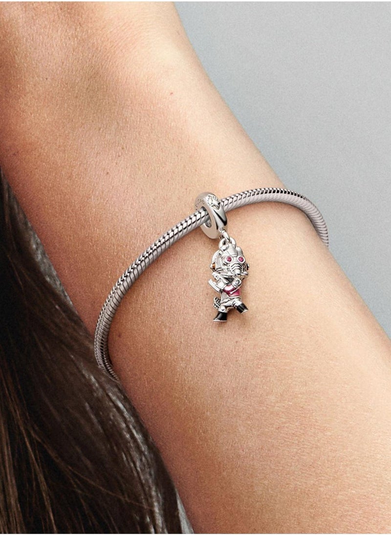 PANDORA Marvel Star Sterling Silver Dangle Charm  - Image 4