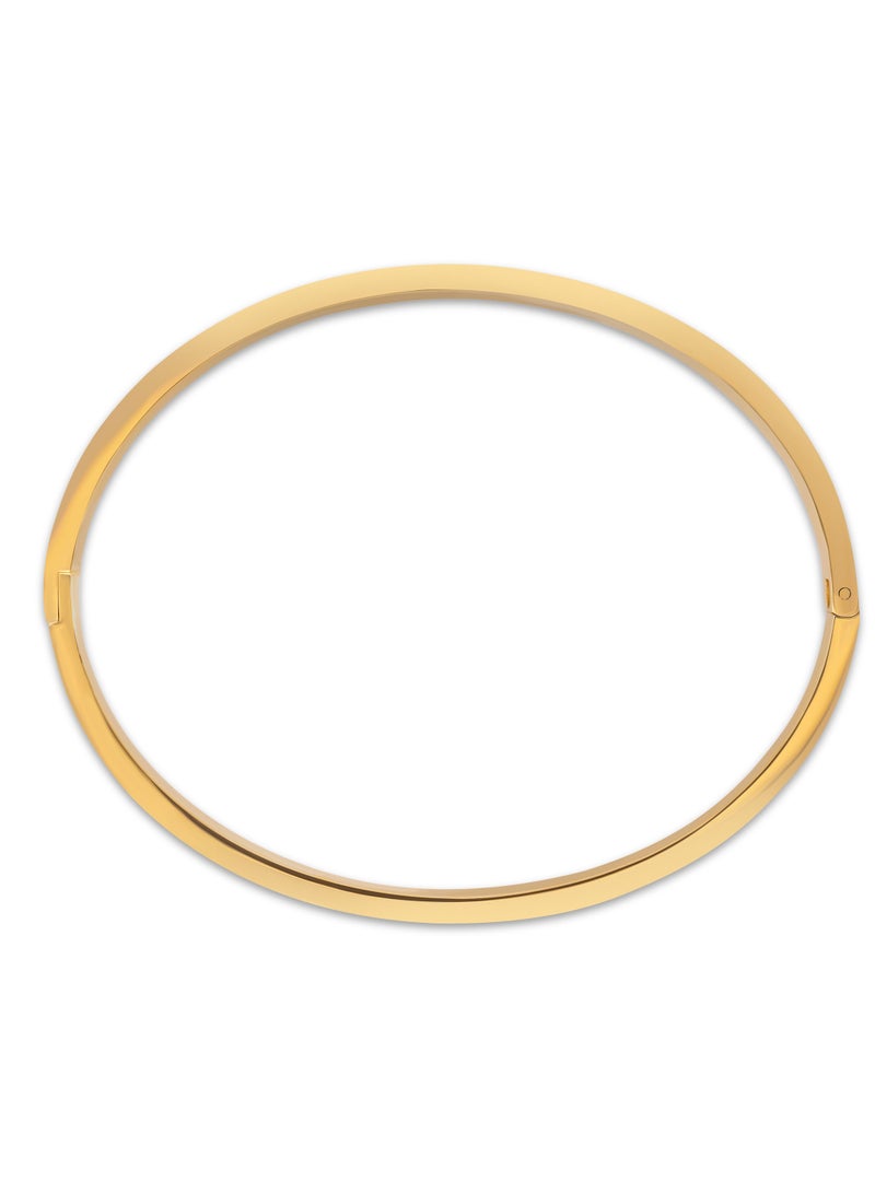 Guy Laroche Grace White and Gold Plated Bangle for Women - Image 3