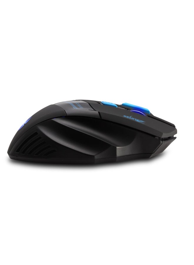general LED Colorful Breathing Lights Wireless Gaming Mouse Black - Image 2