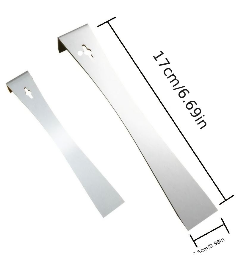 Universal Multifunctional Stainless Steel Pry Bar with Nail Puller Medium - Image 3