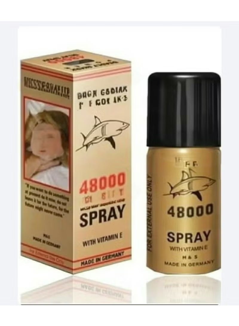 Deadly Shark Power 48000 Facial Cleansing Spray with Vitamin E for Men