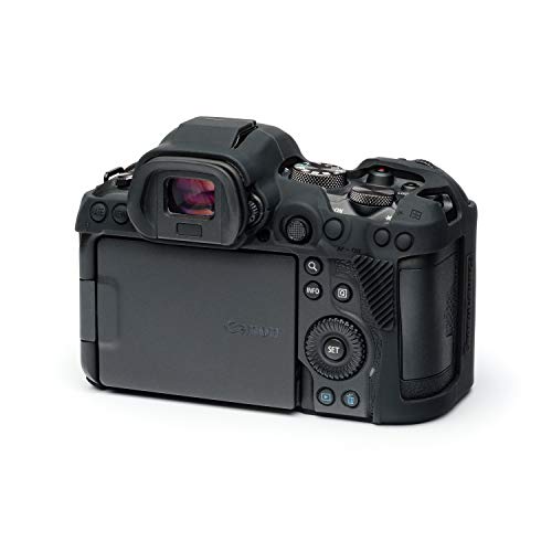 easyCover - Silicone Camera case - Protection for Your Camera Canon R5 / R6 / R6 Mark II - Black - Image 4