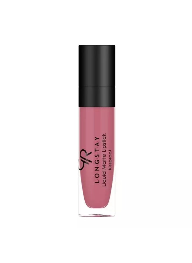 Golden Rose Kiss Proof Long Wearing Longstay Liquid Matte Lipstick - 36 - Image 1