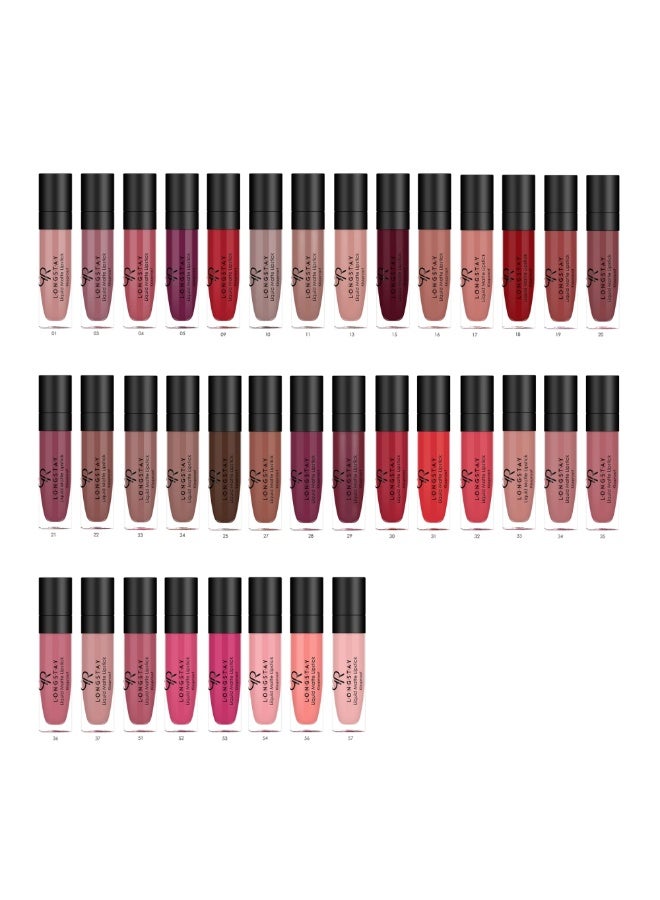 Golden Rose Kiss Proof Long Wearing Longstay Liquid Matte Lipstick - 36 - Image 2